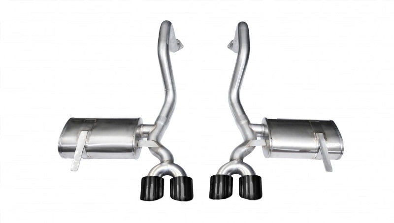 Corsa Performance 97-04 Chevrolet Corvette C5 Z06 5.7L V8 Black Xtreme Axle-Back Exhaust 14961BLK Photo - Primary