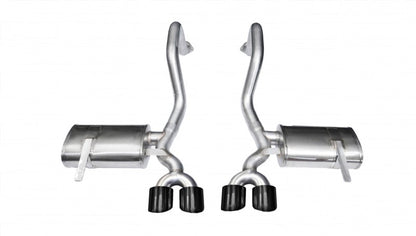 Corsa Performance 97-04 Chevrolet Corvette C5 Z06 5.7L V8 Black Xtreme Axle-Back Exhaust 14961BLK Photo - Primary