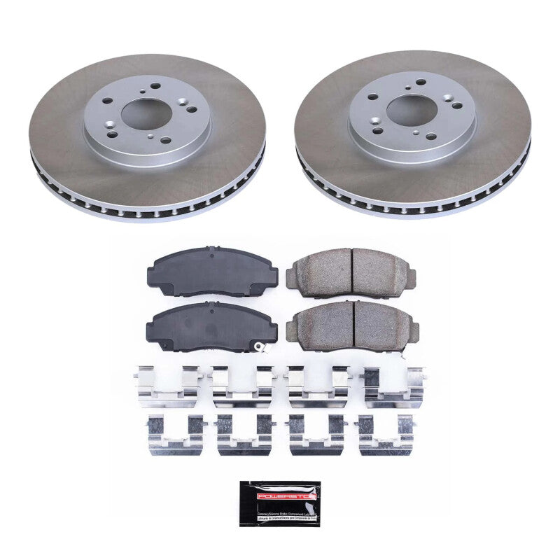 PowerStop Power Stop 03-11 Honda Accord Front Semi-Coated Rotor Kit SC2292 SC2292 Photo - Primary