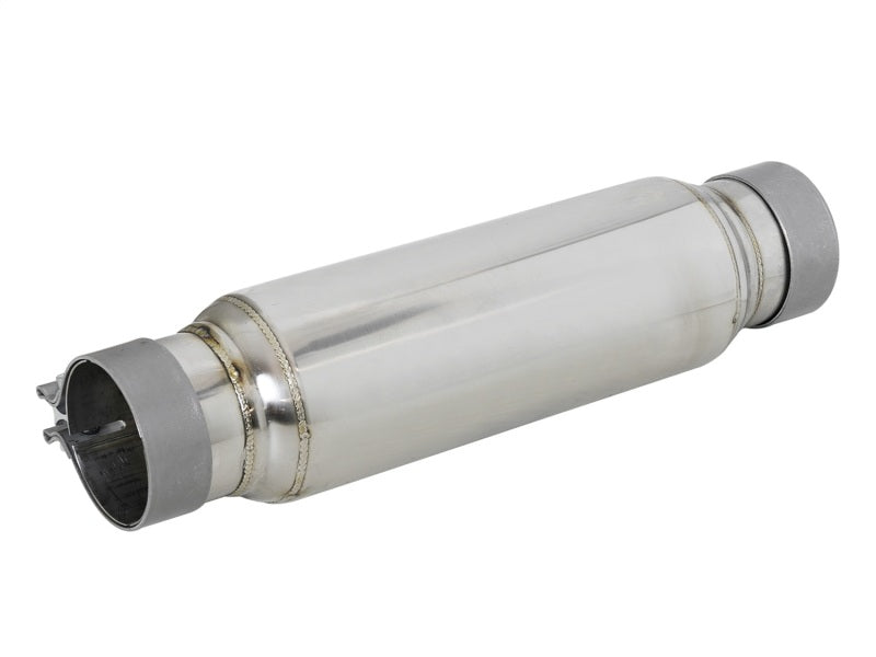 aFe Resonator - MACH Force-Xp 409 Stainless Steel 3in Inlet/Outlet x 4in 49M10001 Photo - Primary