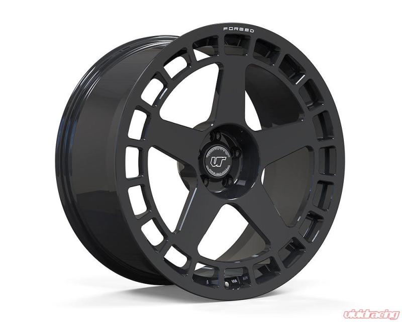 VR Performance VR Forged D12-R Wheel Gloss Black 22x10.5 +12mm 5x112 Gloss Black VR-D12R-22105-12-5112-GBLK