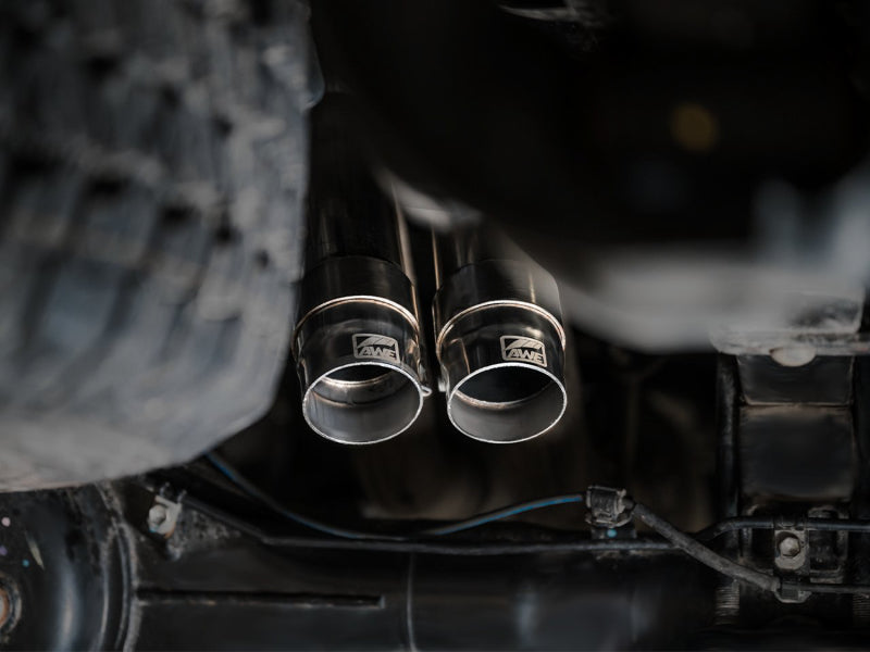 AWE Tuning AWE 2016-2022 Toyota Tacoma 0FG Exhaust with BashGuard - No Tips 3015-31826 3015-31826 Photo - Mounted