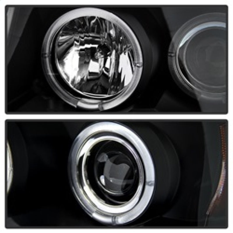 Spyder Nissan Titan 04-14/Armada 04-07 Projector Headlights LED Halo LED Blk PRO-YD-NTI04-HL-BK 5011572 5011572 Photo - Unmounted