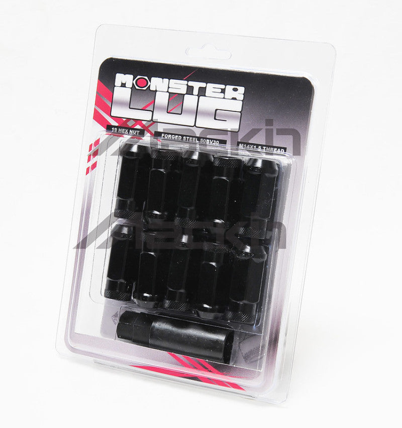 Wheel Mate Monster Open End Lug Nut Set of 20 - Black 35mm 12x1.50 32999B 32999B User 1