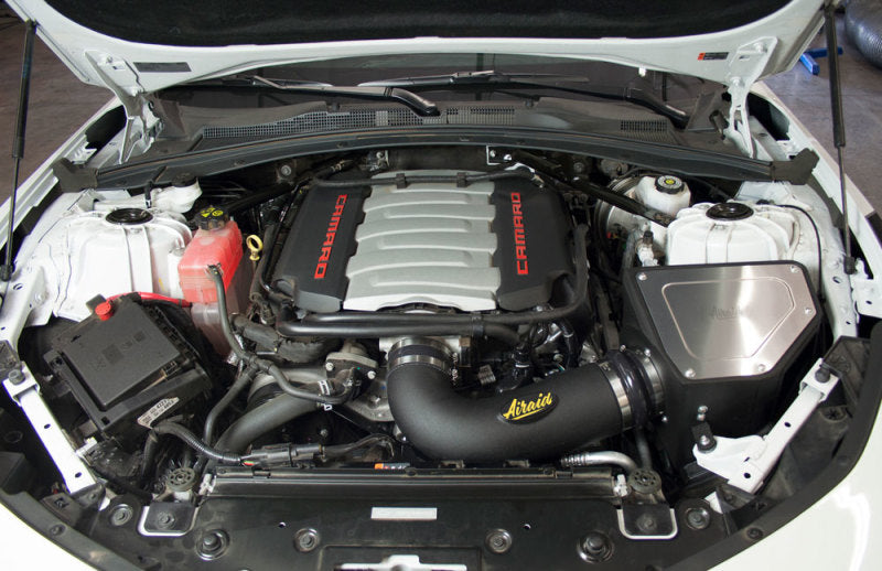 Airaid 16-20 Chevy Camaro SS 6.2L Intake System w/ Tube (Dry / Yellow Media) 255-333 255-333 Photo - Mounted