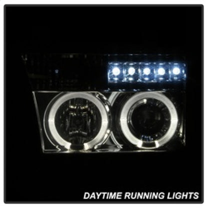 Spyder Toyota Tundra 07-13 Projector Headlights LED Halo LED Smke PRO-YD-TTU07-HL-SM 5012043 5012043 Photo - Unmounted