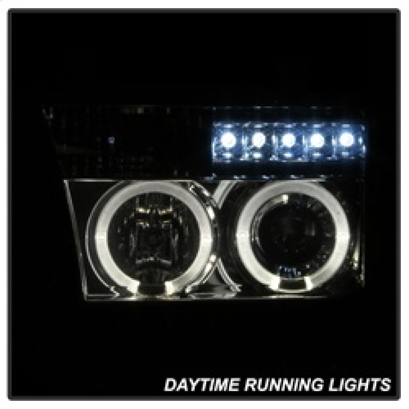 Spyder Toyota Tundra 07-13 Projector Headlights LED Halo LED Smke PRO-YD-TTU07-HL-SM 5012043 5012043 Photo - Unmounted