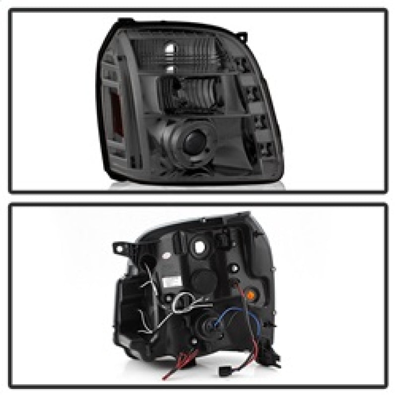 Spyder GMC Yukon 07-14/Yukon Denali 07-14 Projector Headlights LED Halo LED Smke PRO-YD-GY07-HL-SM 5029348 5029348 Photo - Unmounted