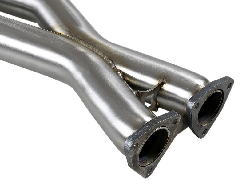 aFe Twisted Steel HDR X-Pipe SS-304 01-06 BMW M3 3.2L S54 48-36324 48-36324 Photo - Unmounted
