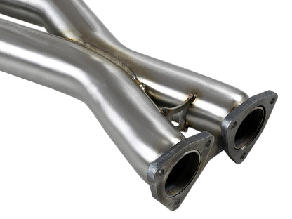 aFe Twisted Steel HDR X-Pipe SS-304 01-06 BMW M3 3.2L S54 48-36324 48-36324 Photo - Unmounted