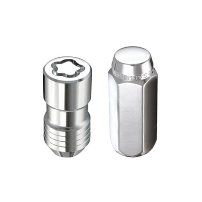 McGard 5 Lug Hex Install Kit w/Locks (Cone Seat Nut) 9/16-18 / 7/8 Hex / 1.75in. Length - Chrome 84508 84508 Photo - Primary