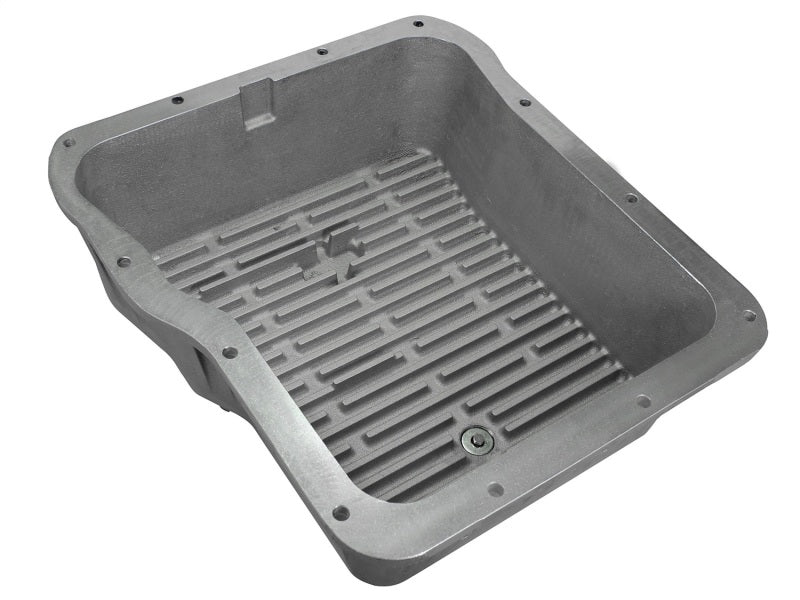 aFe Transmission Pan, Machined Fins - GM Diesel Trucks 01-16 V8-6.6L (td) 46-70070 Photo - Unmounted