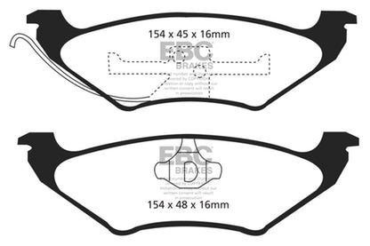 EBC Disc Brake Pad Set DP21625 Photo - Primary