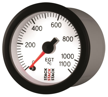Autometer Stack 52mm 0-1100 Deg C Pro Stepper Motor Exhaust Gas Temp Gauge - White ST3363 ST3363 User 3