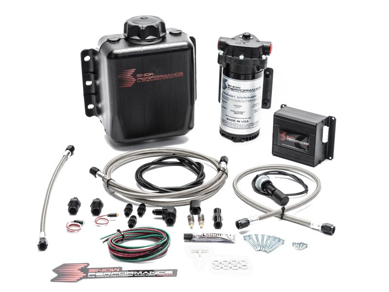 Snow Performance Stg 2 Boost Cooler Prog. Engine Mount Water Injection Kit (SS Braid Line & 4AN) SNO-20010-BRD SNO-20010-BRD Photo - Primary