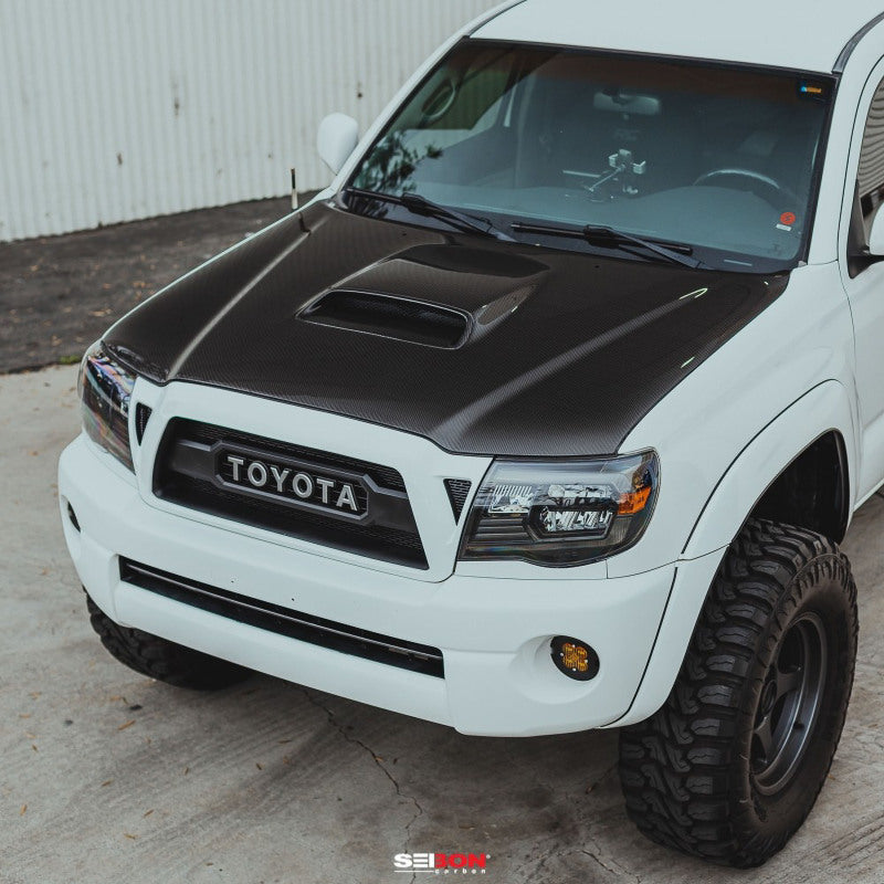 Seibon 05-11 Toyota Tacoma TR-Style Carbon Fiber Hood HD05TYTA-TR HD05TYTA-TR User 1