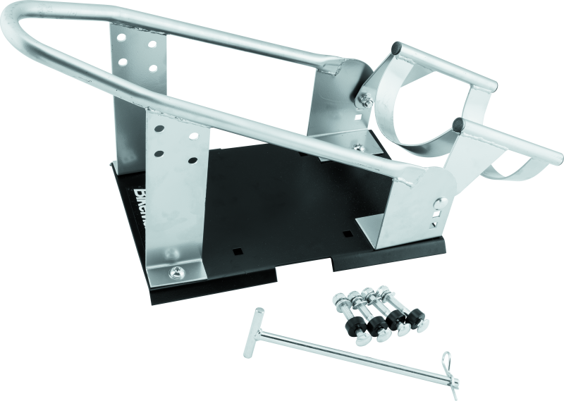 BikeMaster Heavy Duty Wheel Chock - Silver 152453 152453 Photo - Primary