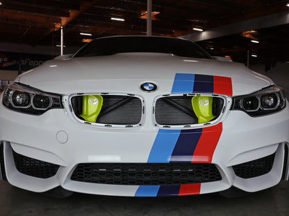 aFe Magnum FORCE Dynamic Air Scoop 15-18 BMW M3/15-20 M4 - Yellow 54-13032SE 54-13032SE Photo - Mounted