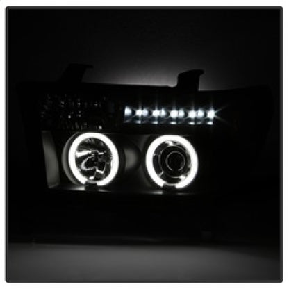 Spyder Toyota Tundra 07-13 Projector Headlights CCFL Halo LED Blk PRO-YD-TTU07-CCFL-BK 5030306 5030306 Photo - Unmounted