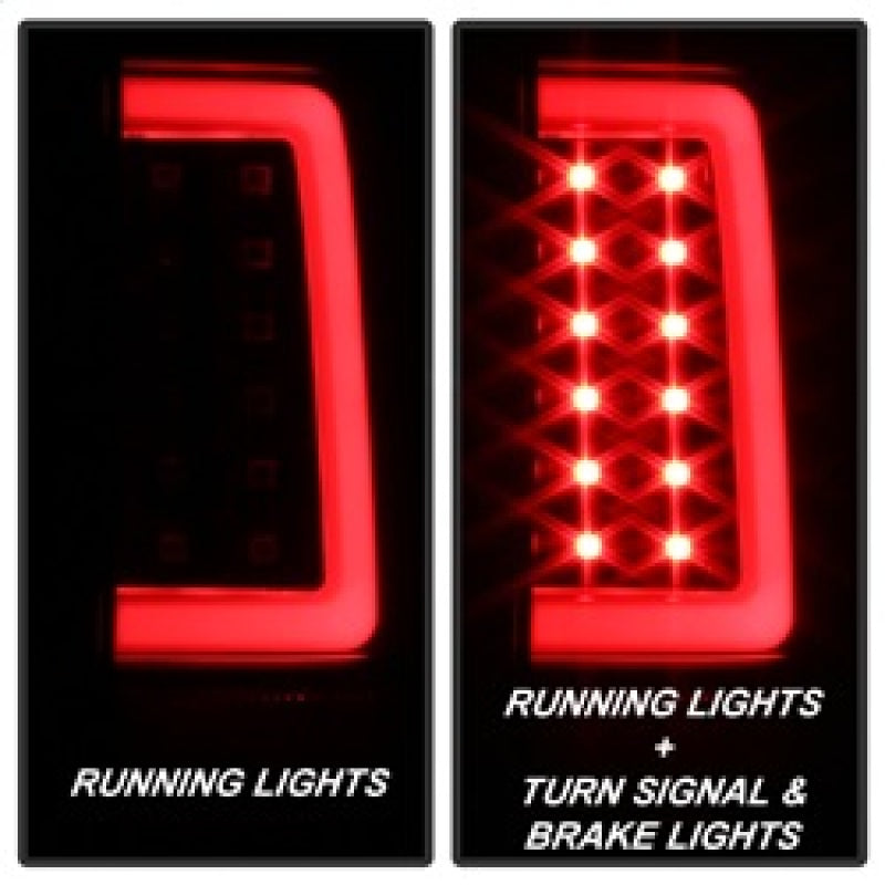 Spyder 07-13 Silverado (Will Not Work w/2010 921 Bulb) V3 LED Tail Lghts Blk ALT-YD-CS07V3-LBLED-BK 5084088 5084088 Photo - Primary