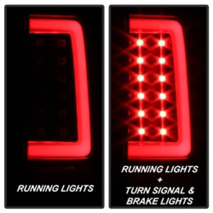 Spyder 07-13 Silverado (Will Not Work w/2010 921 Bulb) V3 LED Tail Lghts Blk ALT-YD-CS07V3-LBLED-BK 5084088 5084088 Photo - Primary