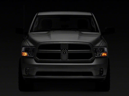 Raxiom 09-18 Dodge RAM 1500 Axial OEM Rep Headlights w/ Single Bulb- Chrome Housing (Clear Lens) R118018 R118018 Photo - Close Up