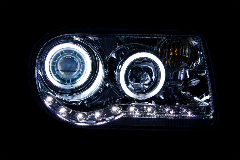 Anzo 2005-2010 Chrysler 300C Projector Headlights w/ Halo Chrome (CCFL) G2 121250 Photo - Mounted