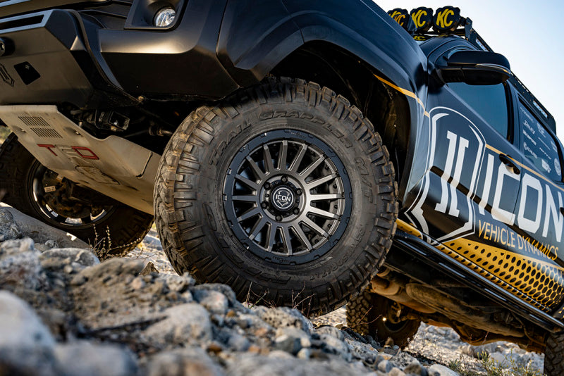 ICON Recon Pro 17x8.5 5 x 150 25mm Offset 5.75in BS Charcoal Wheel 23617855557CH 23617855557CH Photo - lifestyle view