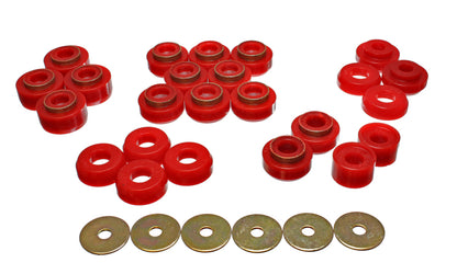 Energy Suspension Body Mount Set Red Chevrolet Caprice All 1991-1996 3.4145R Photo - Primary