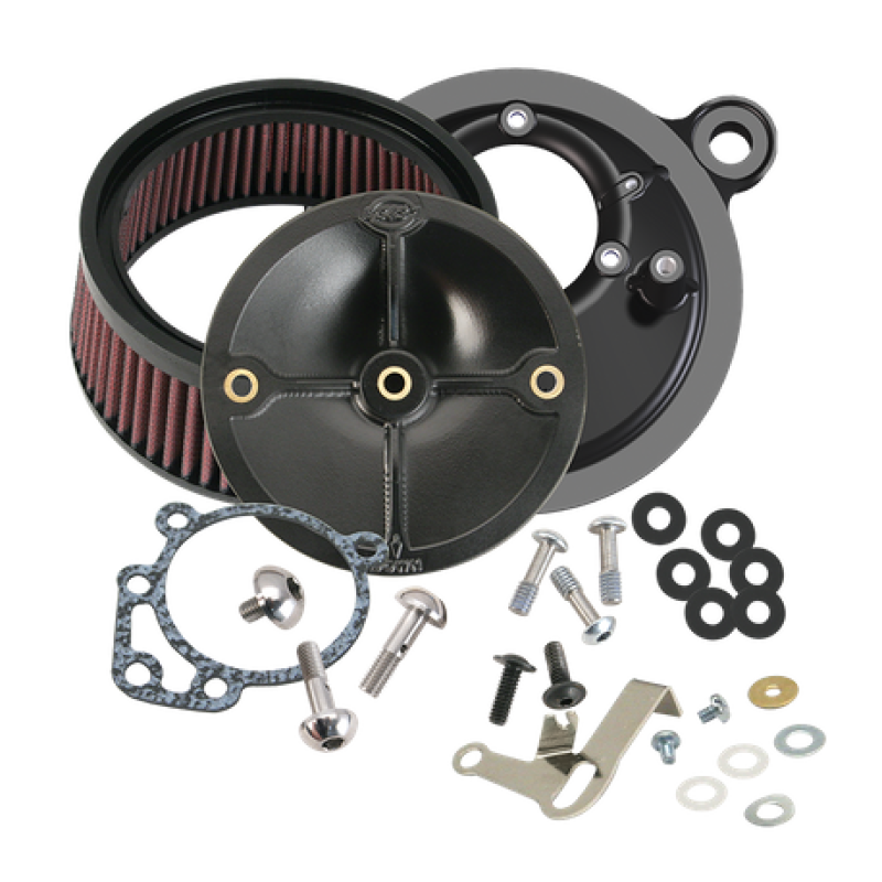 S&S Cycle 99-06 BT w/ S&S Super E/G Carburetor Stealth Air Cleaner Kit w/o Cover 170-0058 170-0058 User 1