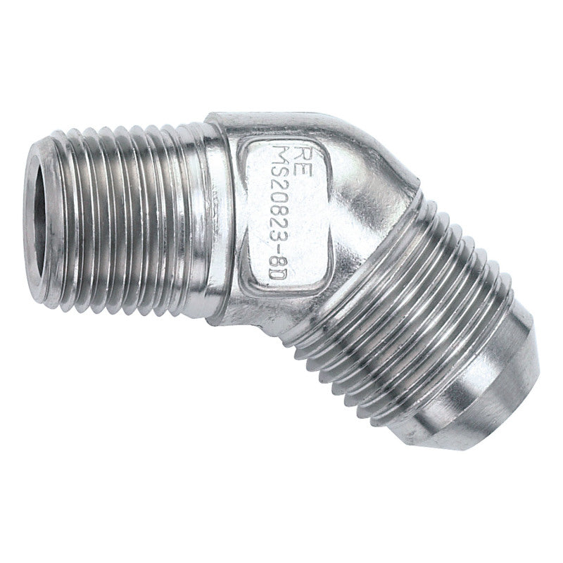 Russell Stainless 45 Deg. Flare, 1/8 Pipe to -3 660932 Photo - Primary