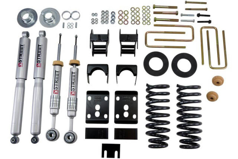 Belltech 09-13 Ford F150 Std Cab Short Bed 2in. or 3in. F/4in. R drop w/ SP Shocks Lowering Kits 980SP 980SP Photo - Primary