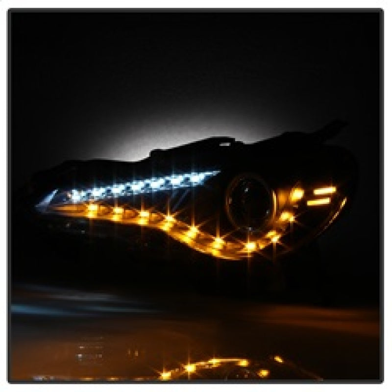 Spyder Scion FRS 12-14 Projector Headlights DRL LED Black PRO-YD-SFRS12-BK 5075413 5075413 Photo - Unmounted