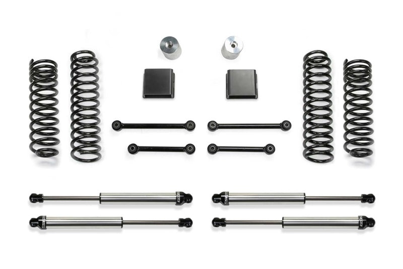 Fabtech 2020 Jeep Gladiator JT 6 Cyl 4WD 3in Sport II System w/DL 2.25 N/R Shocks K4163DL K4163DL Photo - Primary