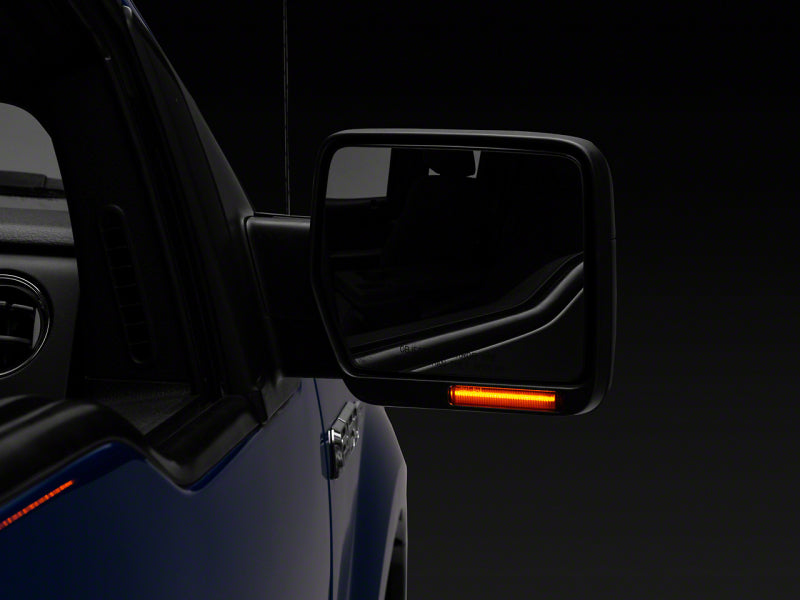 Raxiom 04-14 Ford F-150 Axial Series Side Mirror LED Turn Signal Lights- Smoked T542597 T542597 Photo - Primary