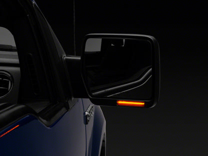 Raxiom 04-14 Ford F-150 Axial Series Side Mirror LED Turn Signal Lights- Smoked T542597 T542597 Photo - Primary