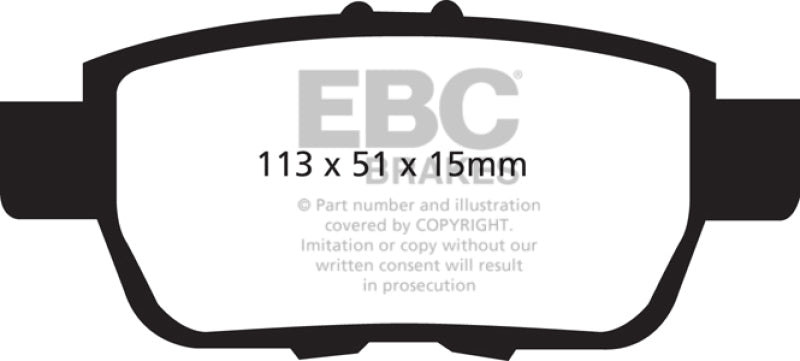 EBC Disc Brake Pad Set DP61754 Photo - Primary