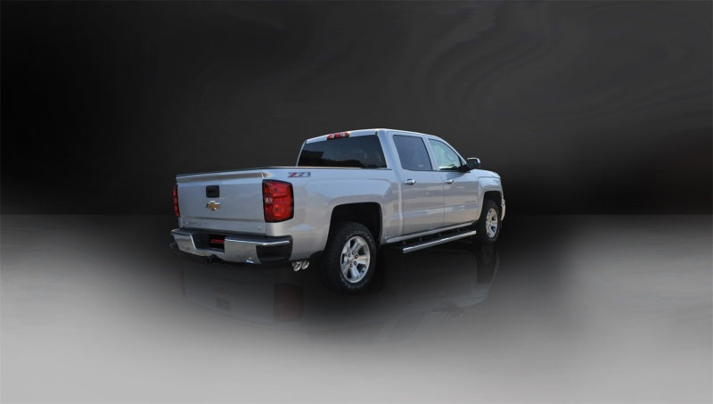 Corsa Performance 14 GMC Sierra/Chevy Silv 1500 Reg. Cab/Std. Bed 5.3L V8 Polished Sport 14871 Photo - Mounted
