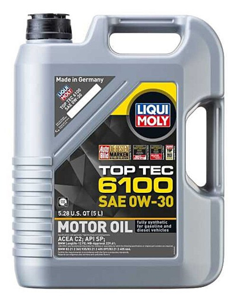 LIQUI MOLY 5L Top Tec 6100 Motor Oil SAE 0W30 22240