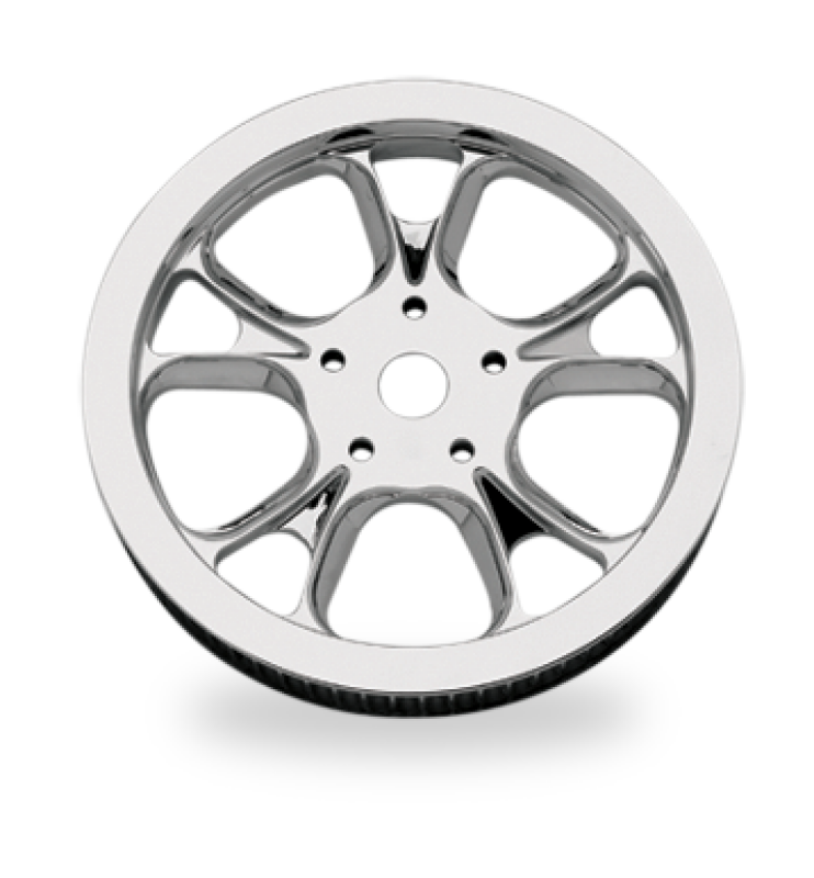 Performance Machine Belt Pulley 66T x 1in  Galaxy - Chrome 0093-7666GALL-CH 0093-7666GALL-CH User 1