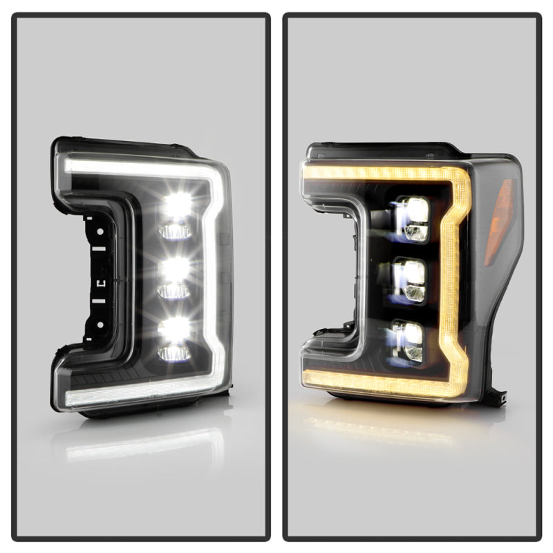Spyder Ford F-250/F-350/F450 17-18 Full LED Headlights Chrome PRO-YD-FS17HALAP-SEQ-BK 5087430 5087430 User 6