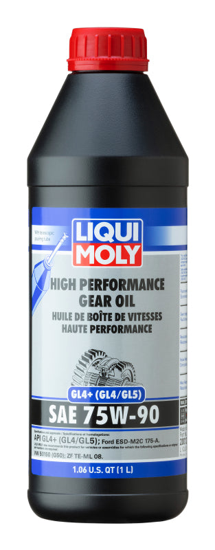 LIQUI MOLY 1L High Performance Gear Oil (GL4+) SAE 75W90 20012 20012 Photo - out of package