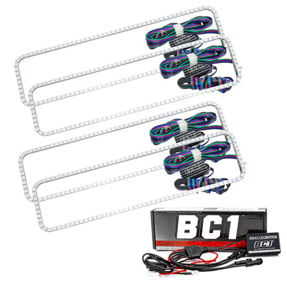 ORACLE Lighting Oracle Chevrolet Blazer 92-94 Dual Halo Kit - ColorSHIFT w/ BC1 Controller 2278-335 2278-335 Photo - Primary