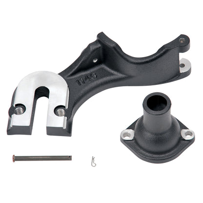 Edelbrock Generator Offset Kit Ford Flathead49-53 Satin Black 11463 11463 Photo - Primary