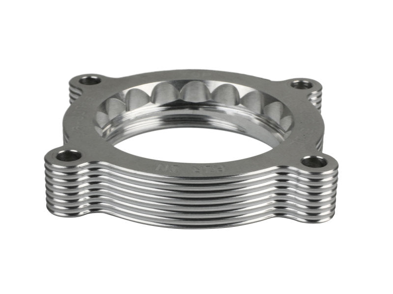 aFe 11-14 Ford Mustang/ 11-14 Ford F-150 V6 3.7L Silver Bullet Throttle Body Spacer - Silver 46-33016 46-33016 Photo - Unmounted