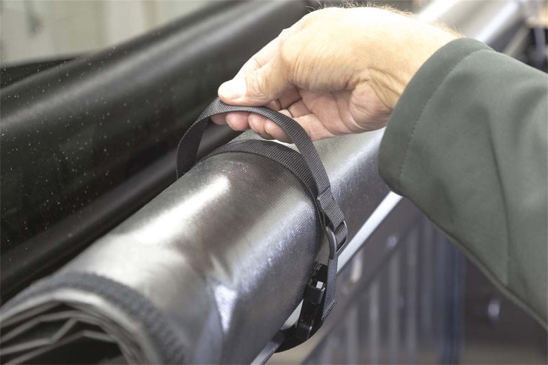 Access Lorado 17-19 Nissan Titan 5-1/2ft Bed (Clamps On w/ or w/o Utili-Track) Roll-Up Cover 43229 43229 Photo - Mounted