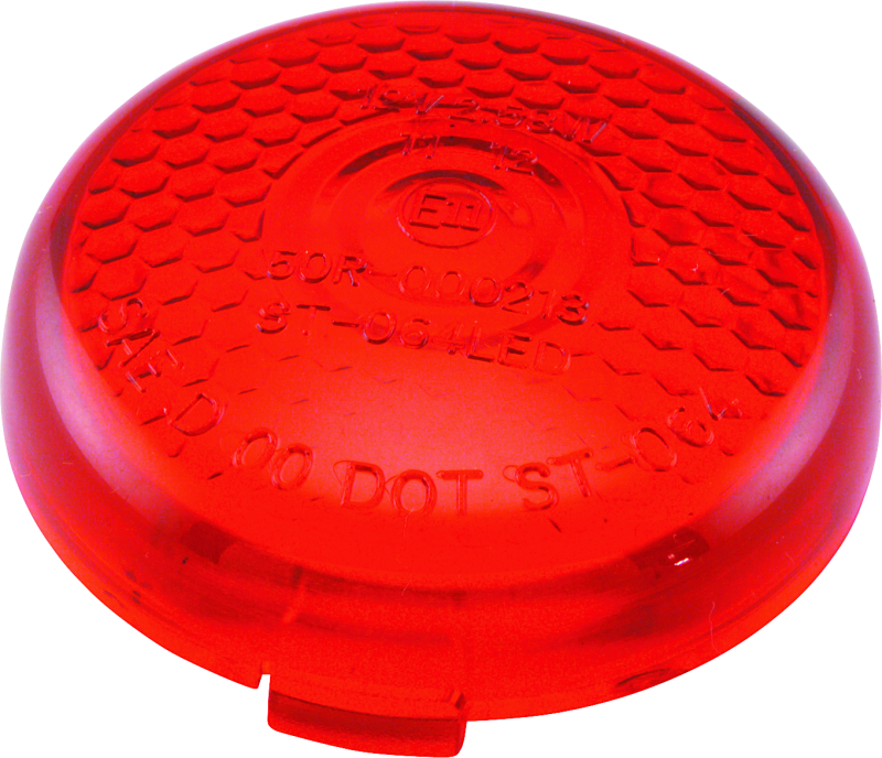 Bikers Choice Rplcmnt Hnycmb Circle Lens Red 489867 489867 Photo - Primary