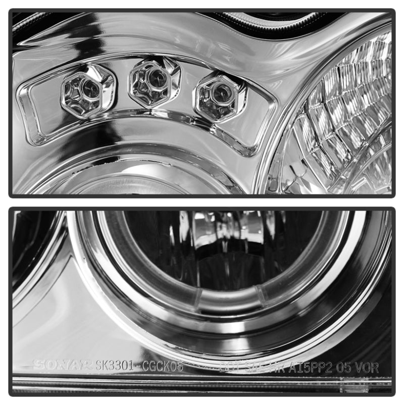 Spyder Jeep Grand Cherokee 05-07 Projector Headlights LED Halo LED Chrm Low 9006 PRO-YD-JGC05-HL-C 5011107 5011107 User 1