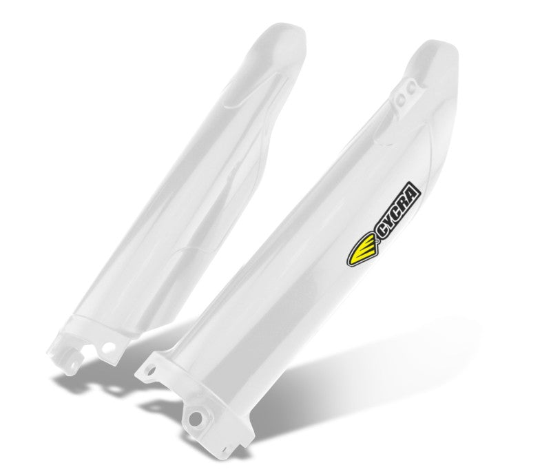 Cycra 21-24 Kawasaki KX450X Fork Guards White 1CYC-6909-42 1CYC-6909-42 Photo - Primary