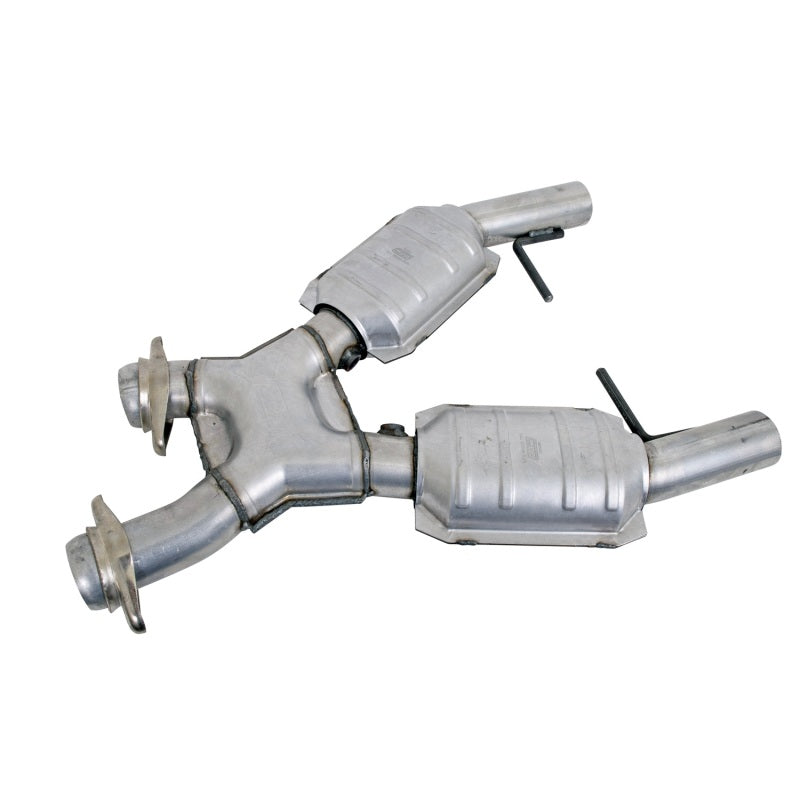 BBK 96-98 Mustang 4.6 GT High Flow X Pipe With Catalytic Converters - 2-1/2 1666 1666 Photo - Unmounted
